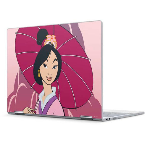 Disney Mulan with Umbrella Pixelbook Skin